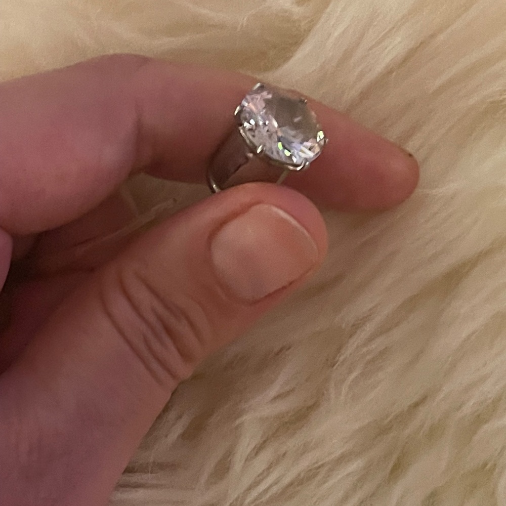 single crystal and stainless earring